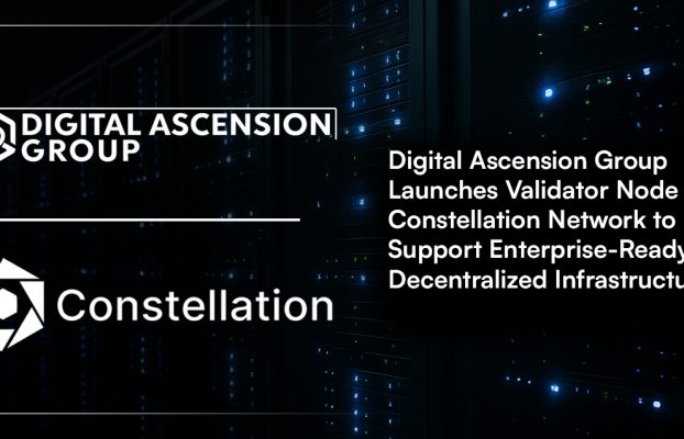 Digital Ascension Group Launches Validator Node on Constellation Network to Support Enterprise-Ready Decentralized Infrastructure